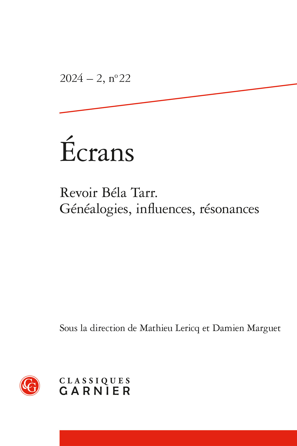 Cover of “Through a Glass, Slowly. On a Certain Continuity between Two Halves of Tarr’s Career”